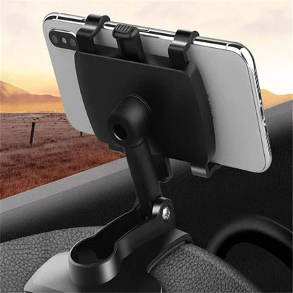 Versatile 360-Degree Car Phone Mount for Safe Navigation