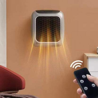 Compact 800W Ceramic Heater with LED Display and Timer