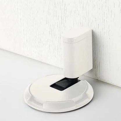 Heavy-Duty Door Stopper with Adhesive or Screw Mounting, Adjustable Height