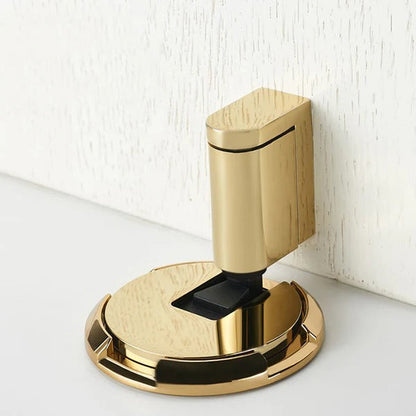 Heavy-Duty Door Stopper with Adhesive or Screw Mounting, Adjustable Height
