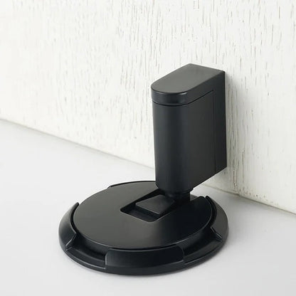 Heavy-Duty Door Stopper with Adhesive or Screw Mounting, Adjustable Height
