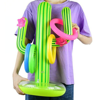 Bouncing Cactus Poolside Ring Toss Adventure