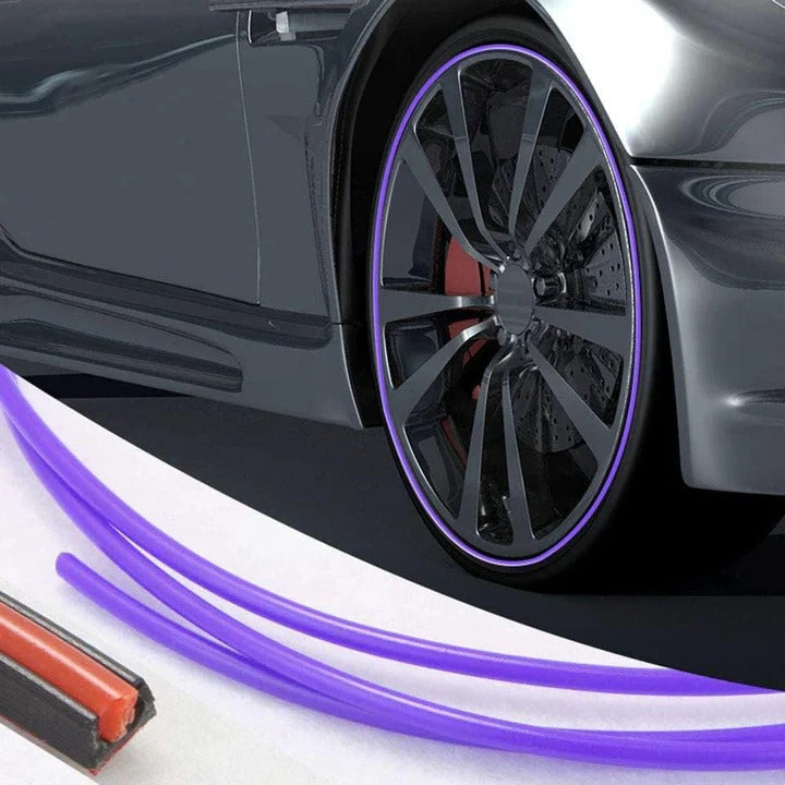 Universal Wheel Edge Shield Strip with Strong Adhesive - 8 Meters