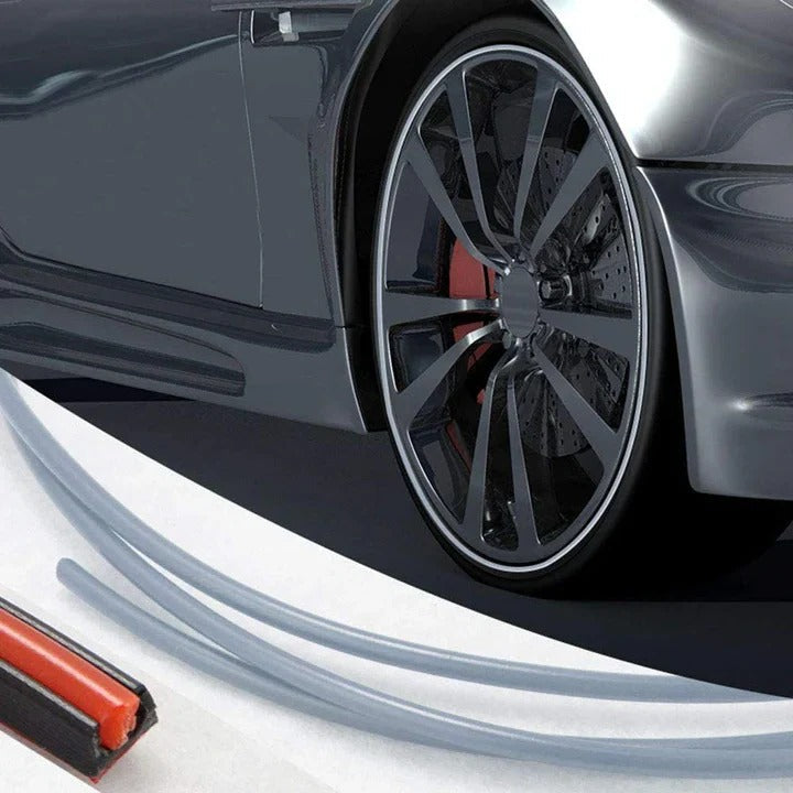 Universal Wheel Edge Shield Strip with Strong Adhesive - 8 Meters