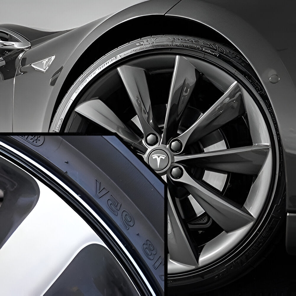 Universal Wheel Edge Shield Strip with Strong Adhesive - 8 Meters