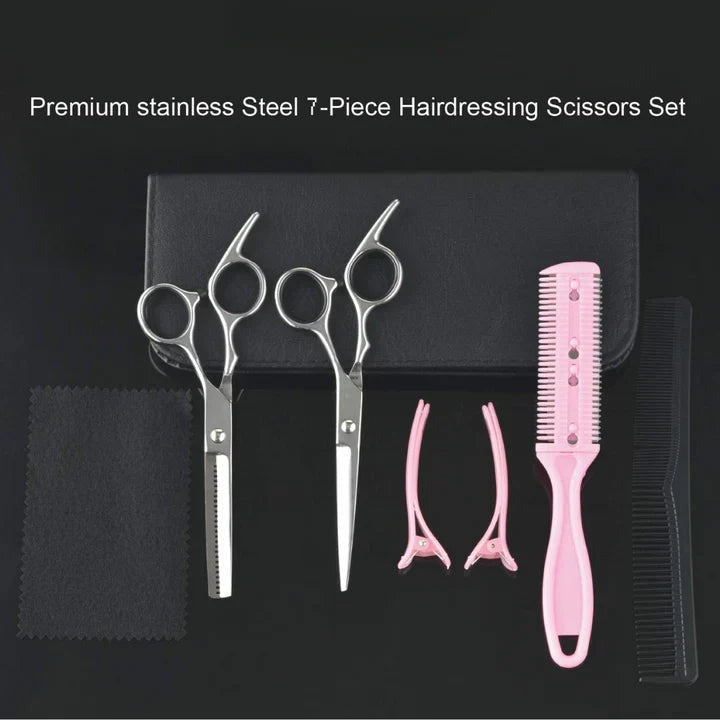 Ultimate Home Haircutting Kit with Thinning Shears & Combs