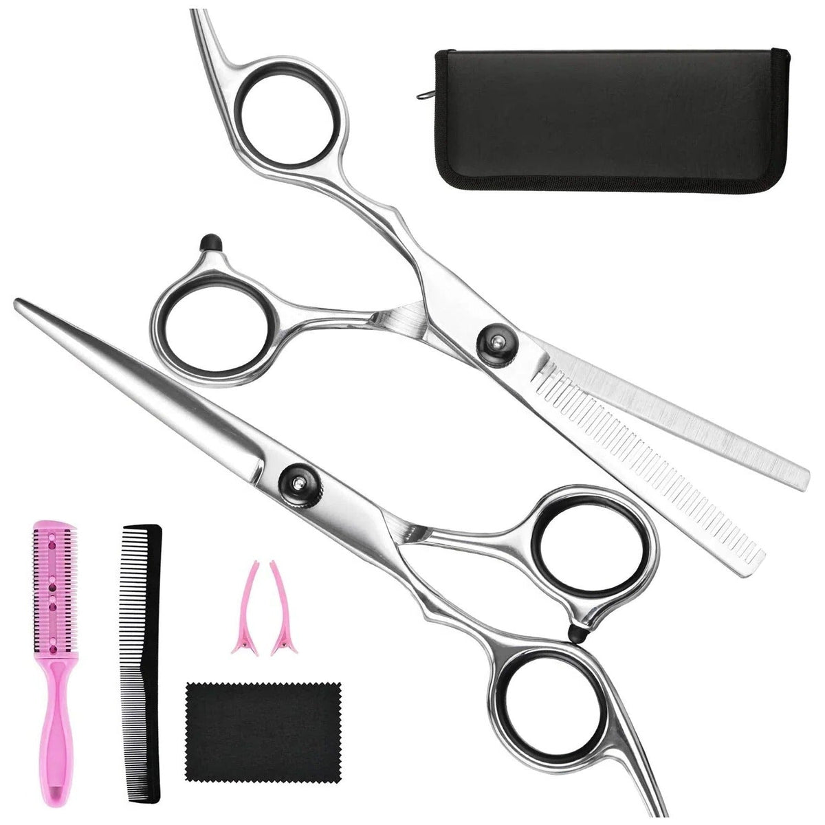 Ultimate Home Haircutting Kit with Thinning Shears & Combs