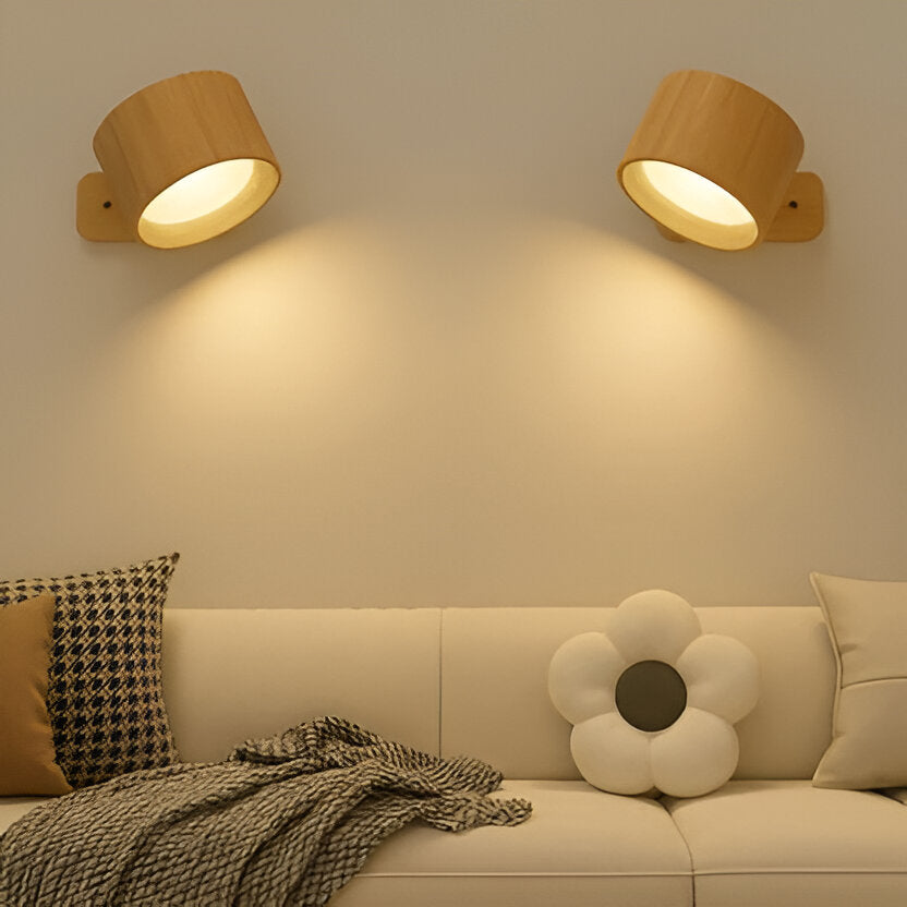 Touch Control LED Wall Lamp with Adjustable Brightness and 3 Color Options