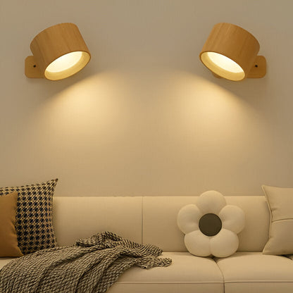 Touch Control LED Wall Lamp with Adjustable Brightness and 3 Color Options