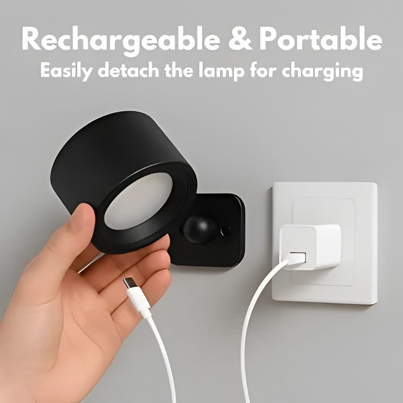 Touch Control LED Wall Lamp with Adjustable Brightness and 3 Color Options