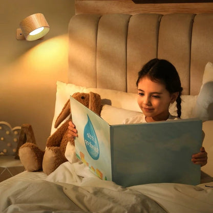 Touch Control LED Wall Lamp with Adjustable Brightness and 3 Color Options