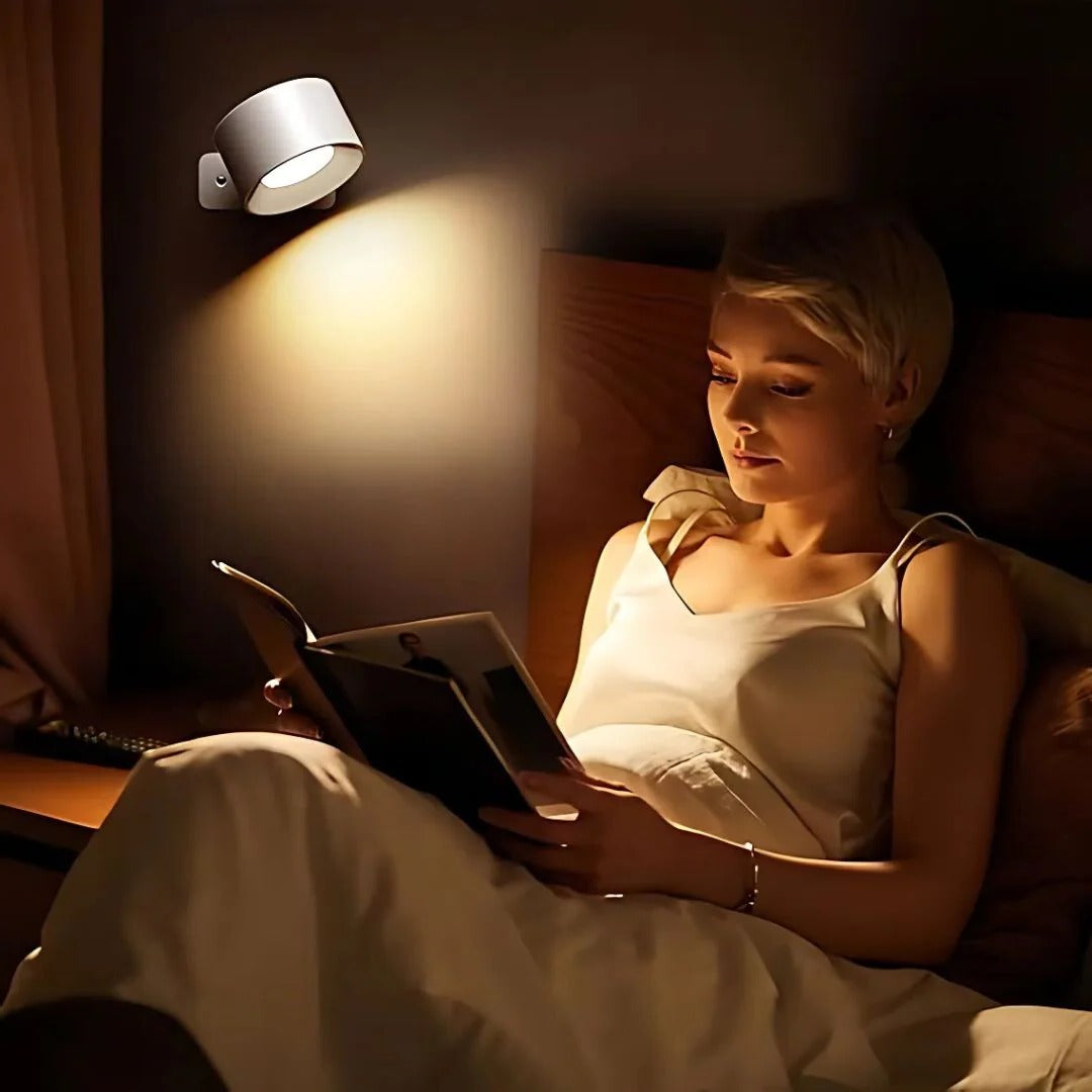 Touch Control LED Wall Lamp with Adjustable Brightness and 3 Color Options
