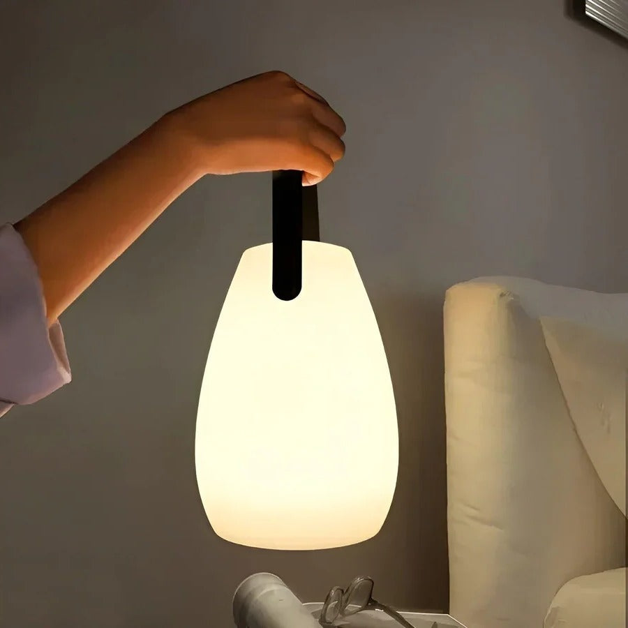 Portable LED Lamp with Rechargeable Battery and Waterproof Design