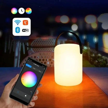 Portable LED Lamp with Rechargeable Battery and Waterproof Design