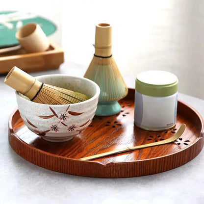 Ceramic Matcha Brewing Set with Bamboo Whisk & Spoon
