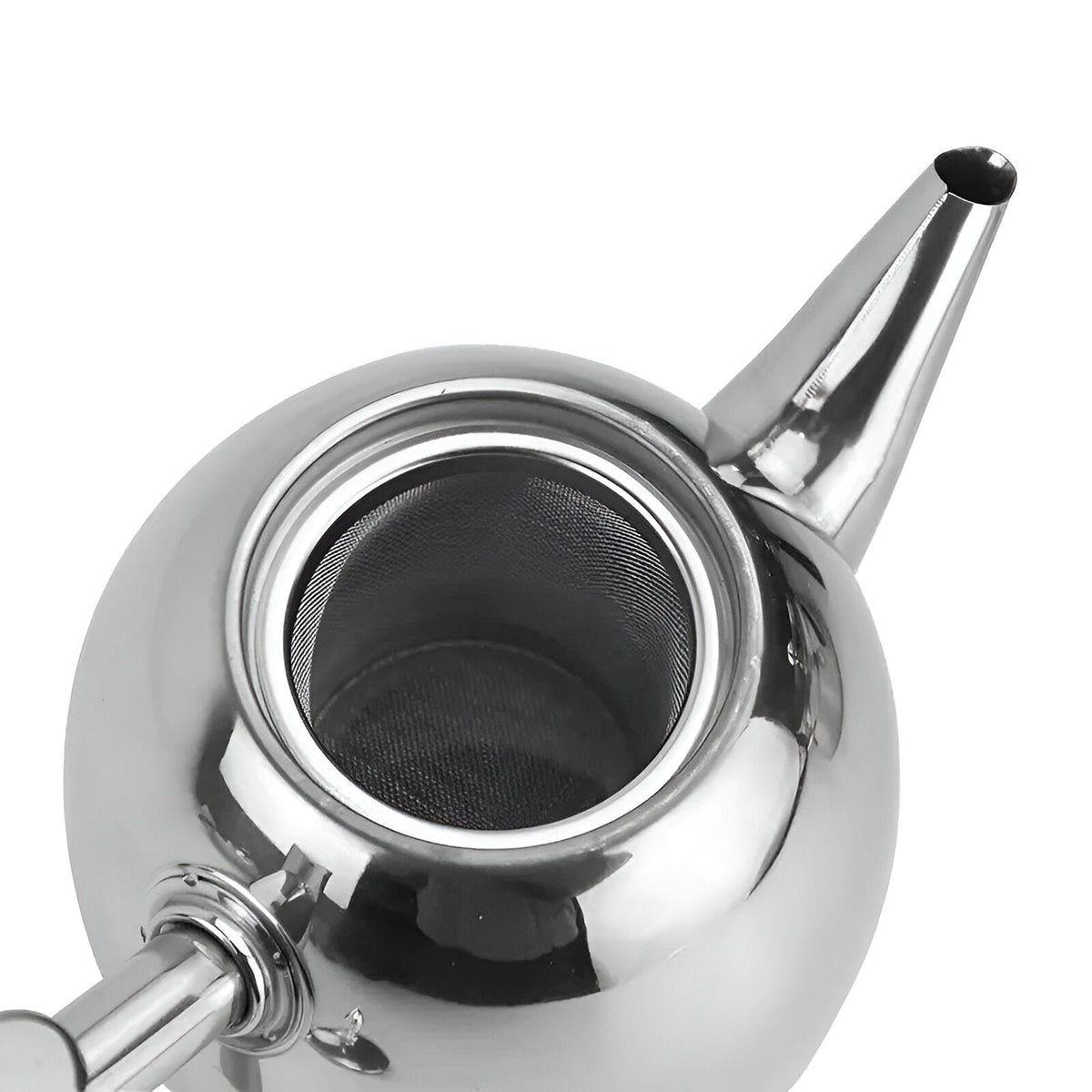 Effortless Loose Leaf Tea Pot with Built-In Strainer, 33oz