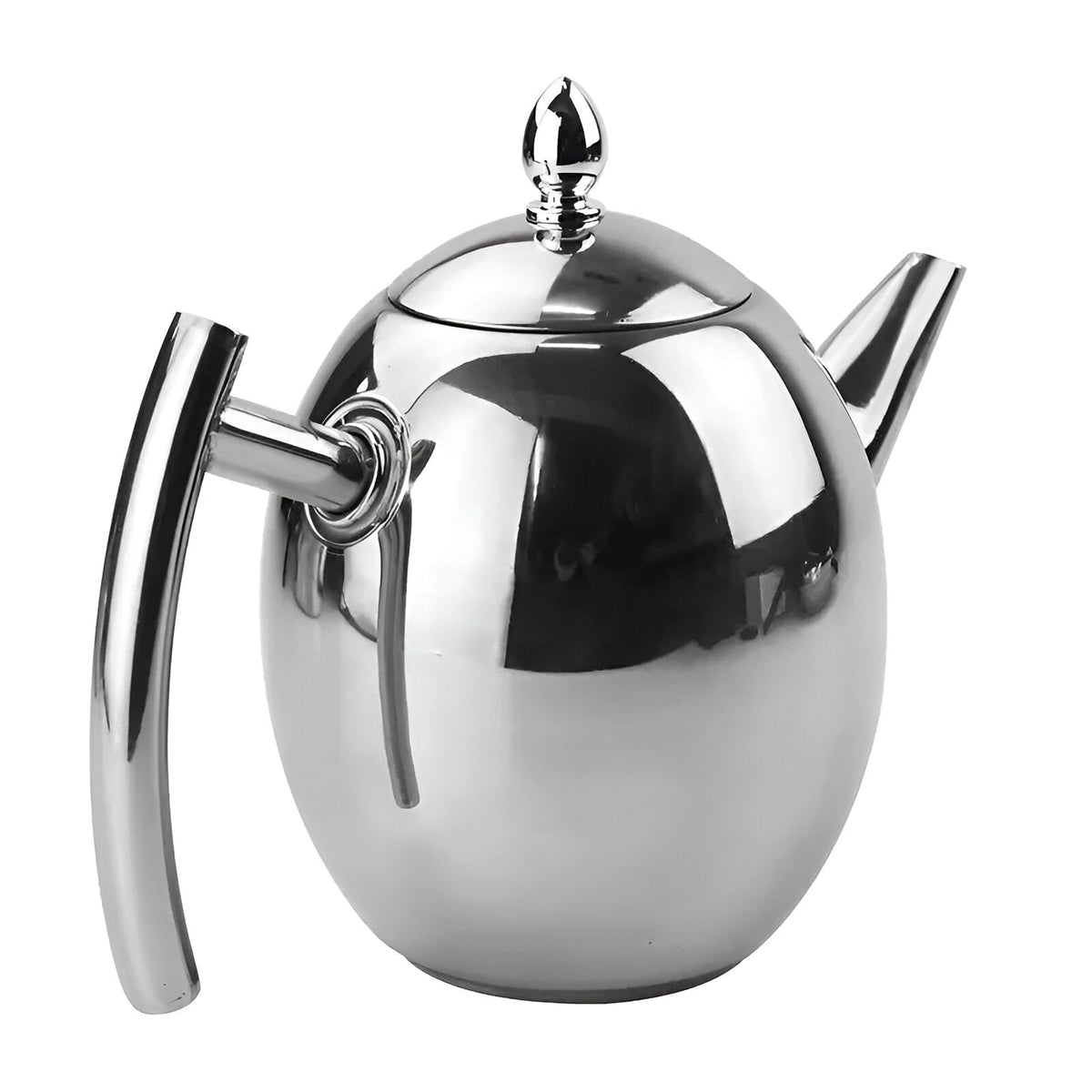 Effortless Loose Leaf Tea Pot with Built-In Strainer, 33oz