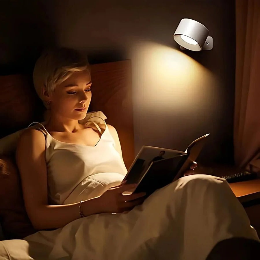 Versatile Wireless Wall Lamp with 360° Adjustability and Touch Controls