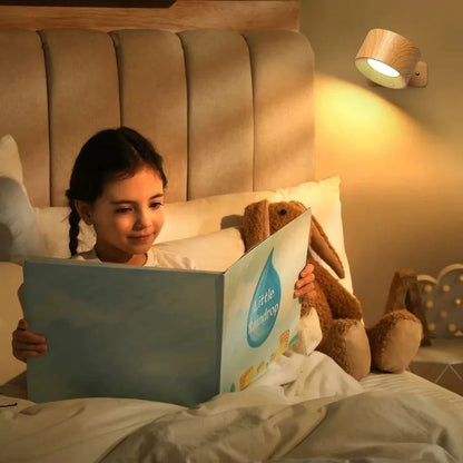 Versatile Wireless Wall Lamp with 360° Adjustability and Touch Controls