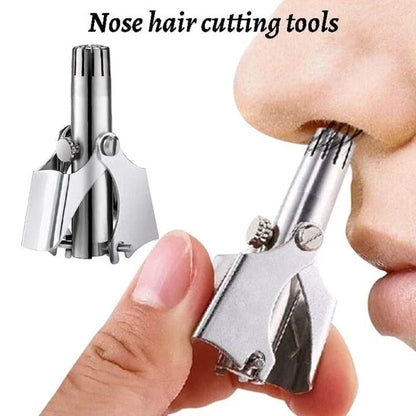 Precision Nose and Ear Hair Trimmer with Ergonomic Handle