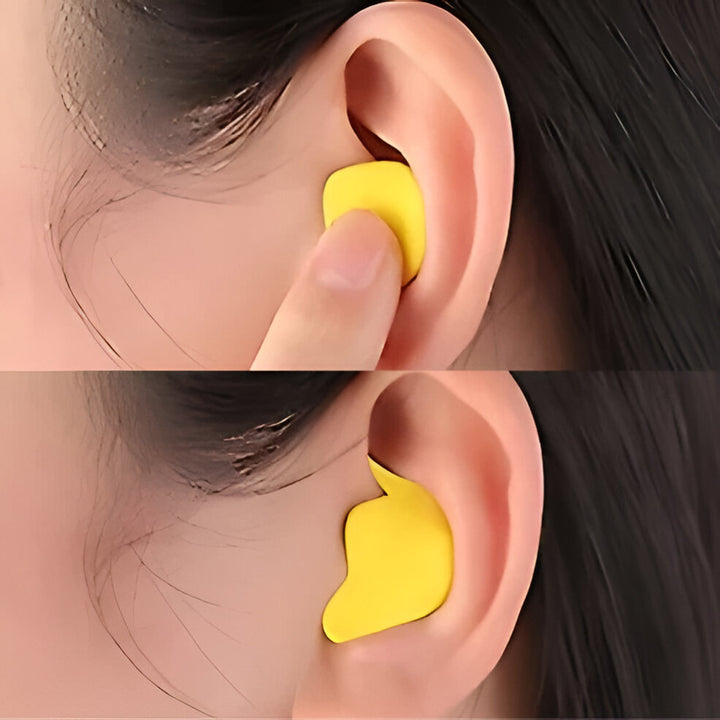 Silicone Noise-Blocking Earplugs for Restful Nights