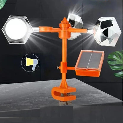 Solar-Powered Garden Guardian: Motion-Activated Bird Scare Device