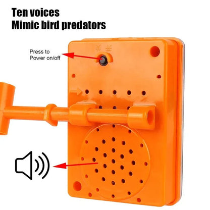 Solar-Powered Garden Guardian: Motion-Activated Bird Scare Device