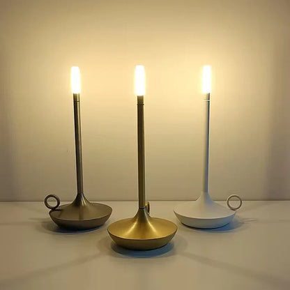 Versatile Touch-Control Table Lamp with USB Charging, 12 Hours of Light