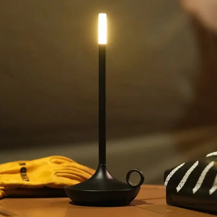 Versatile Touch-Control Table Lamp with USB Charging, 12 Hours of Light