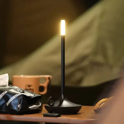 Versatile Touch-Control Table Lamp with USB Charging, 12 Hours of Light
