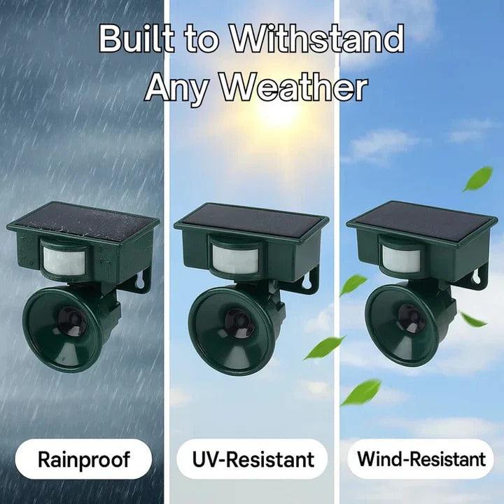 Smart Bird Deterrent System with Adjustable Motion Detection
