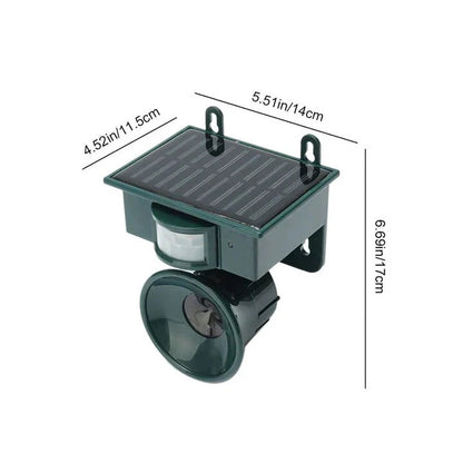 Smart Bird Deterrent System with Adjustable Motion Detection