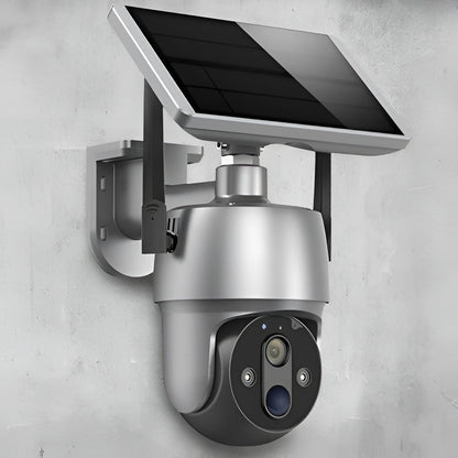 Solar-Powered Outdoor Camera with 355° Rotation and 1080P Night Vision