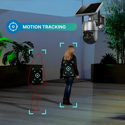 All-Weather Solar Security Camera with 360-Degree View