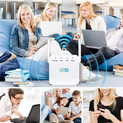 Powerful WiFi Extender with 300 Mbps Speed & 300m Coverage