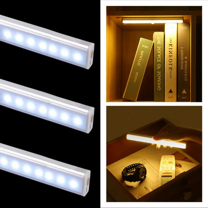 Rechargeable Wireless LED Indoor Light with Motion Sensor and Magnetic Mount, 5.9in & 8.3in