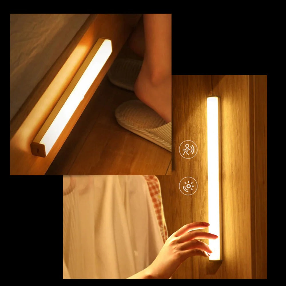 Rechargeable Wireless LED Indoor Light with Motion Sensor and Magnetic Mount, 5.9in & 8.3in