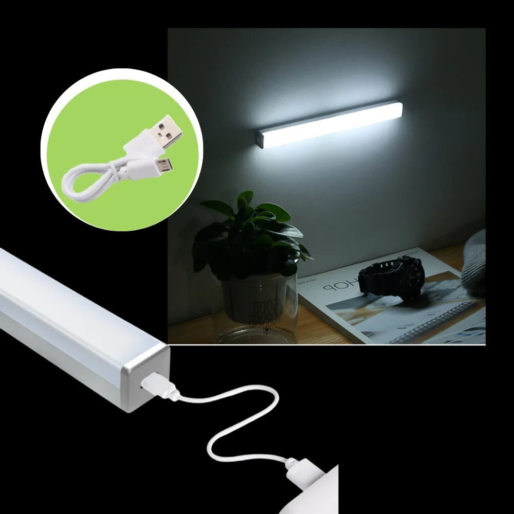 Rechargeable Wireless LED Indoor Light with Motion Sensor and Magnetic Mount, 5.9in & 8.3in