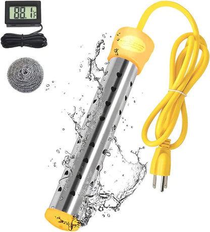 Portable Electric Water Heater with Safety Guard and Insulated Grip, 220V Kit