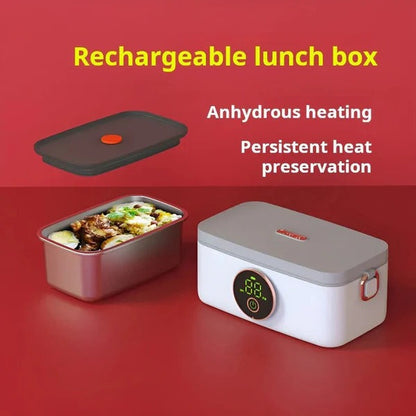 Portable Food Warmer with Rechargeable 16000mAh Battery for Work and Travel