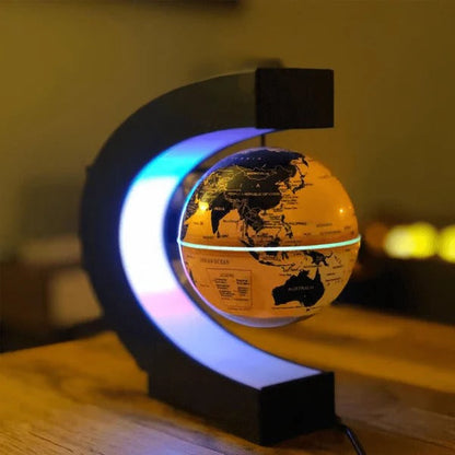 LED Illuminated Rotating Magnetic Levitation Globe Display