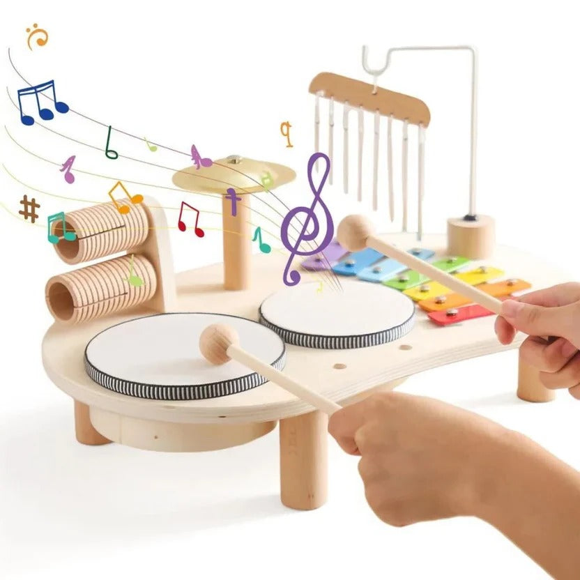 Musical Adventure Kit with Xylophone and Drums for Little Ones