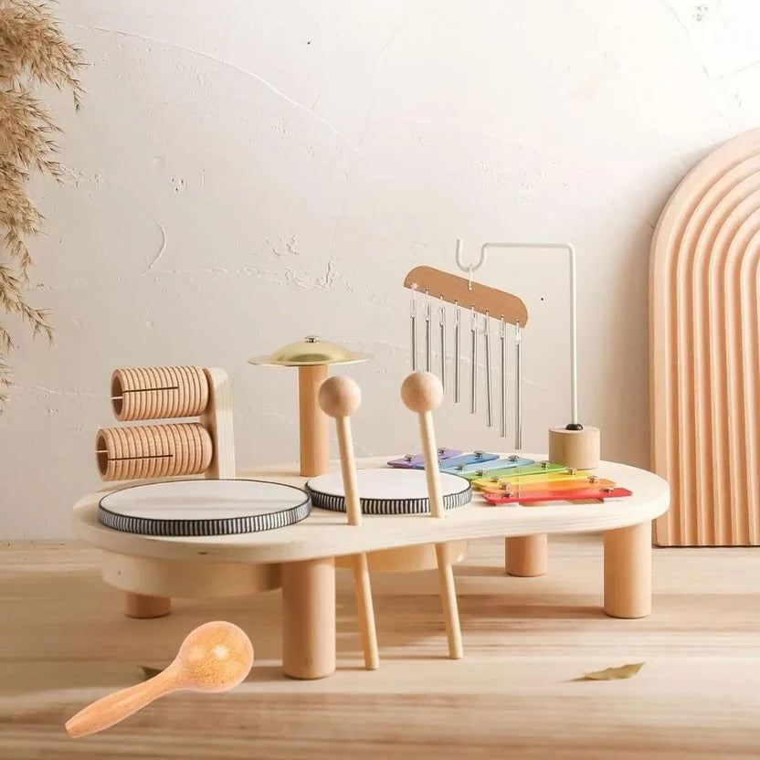 Musical Adventure Kit with Xylophone and Drums for Little Ones