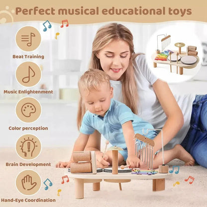 Musical Adventure Kit with Xylophone and Drums for Little Ones