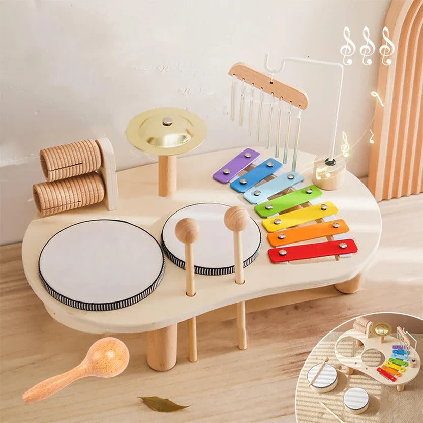 Musical Adventure Kit with Xylophone and Drums for Little Ones