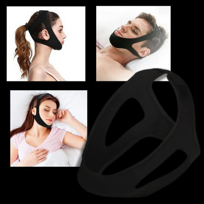Adjustable Anti-Snoring Chin Strap for Sleep Apnea Relief – Breathable Jaw Support for Adults