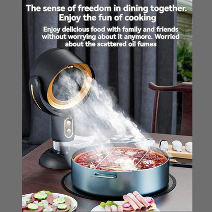 Desktop Air Purifier with Adjustable Angle and Negative Ion Function