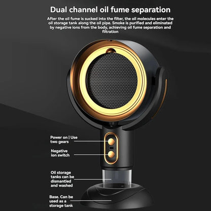 Desktop Air Purifier with Adjustable Angle and Negative Ion Function