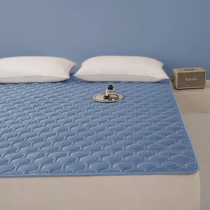 ChillGuard Mattress Pad with Airflow Channels and Anti-Slip Base