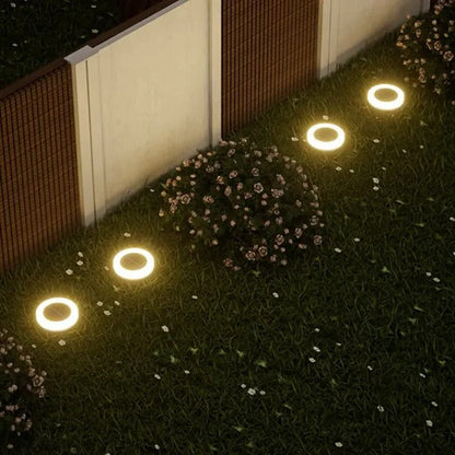 Set of 4 Solar Garden Lights with Automatic Dusk Sensor